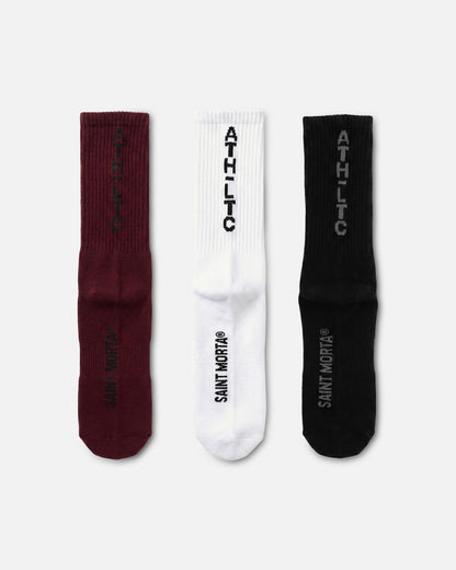 Saint Morta Athltc 3 Pack Socks Multi