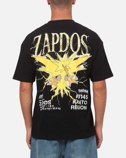 The Pokémon Collection By 73Studio Zapdos Legendary T-Shirt Black