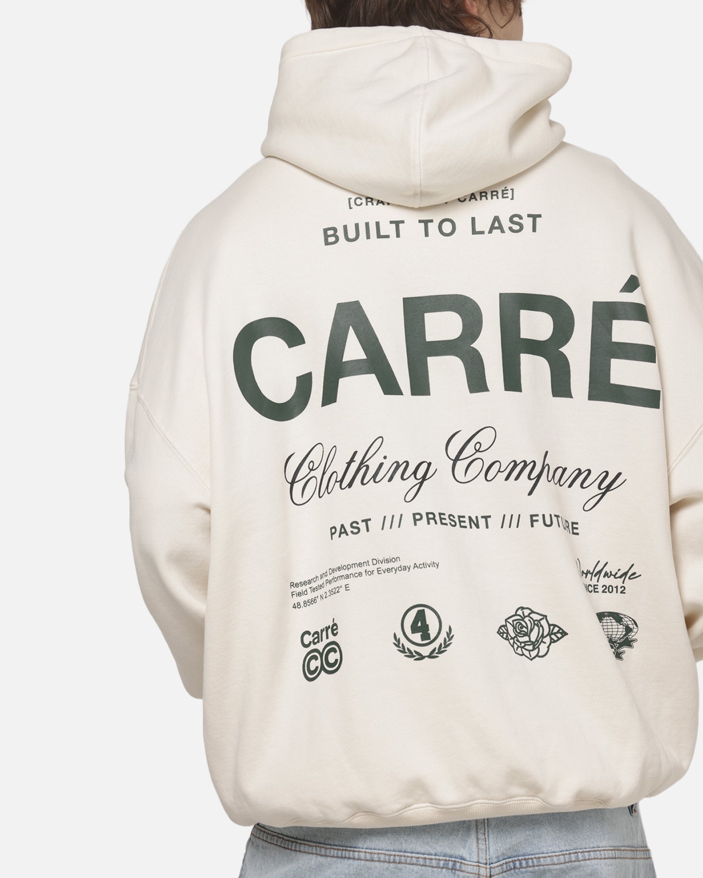Carre CC 2.0 Hoodie Ecru